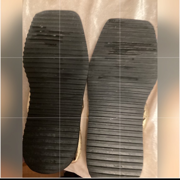 TIBI LEATHER GOLDEN SLING BACK SANDA SZ 39 - Picture 7 of 10